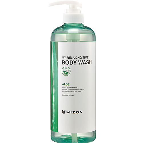 Гель для душа MIZON Гель для душа с экстрактом алоэ My Relaxing Time Aloe Body Wash