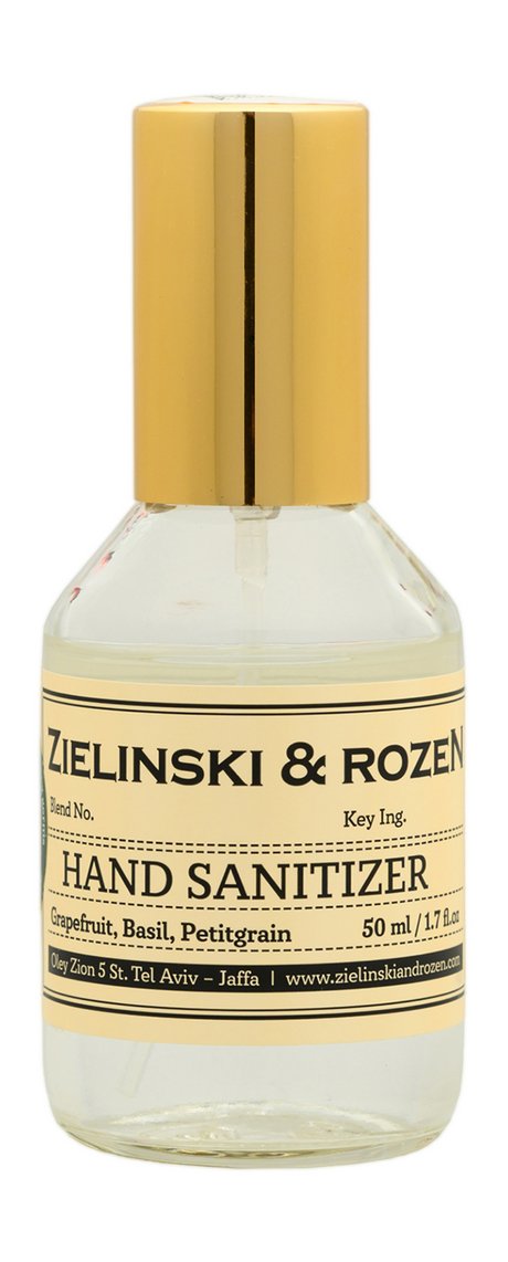 Zielinski & Rozen Grapefruit, Basil, Petitgrain Hand Sanitizer Spray