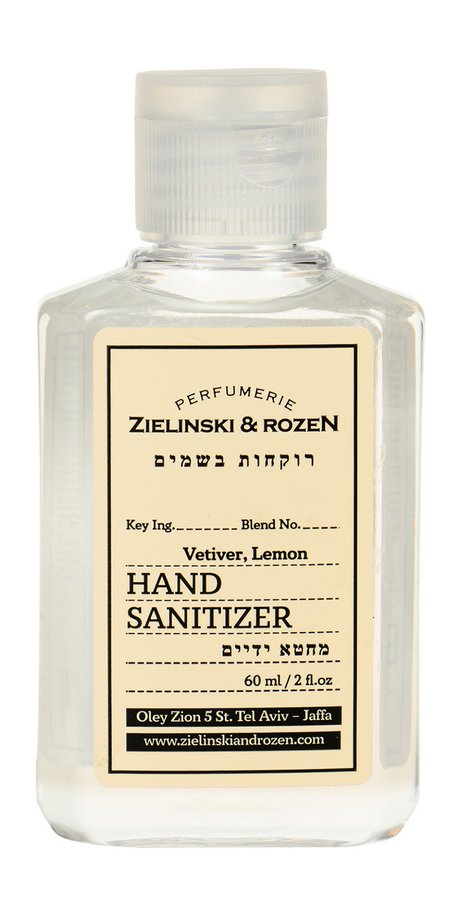 Zielinski & Rozen Vetiver, Lemon Hand Sanitizer