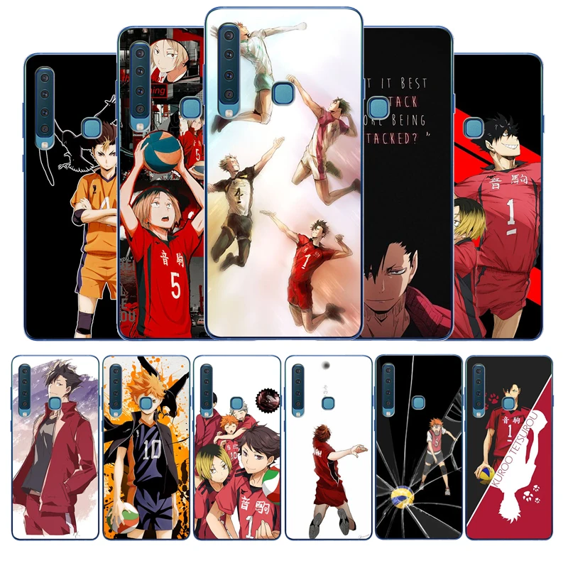 Аниме Haikyuu Love волейбол ТПУ Мягкий силиконовый чехол для телефона Samsung Galaxy A6 A7 A8 Plus