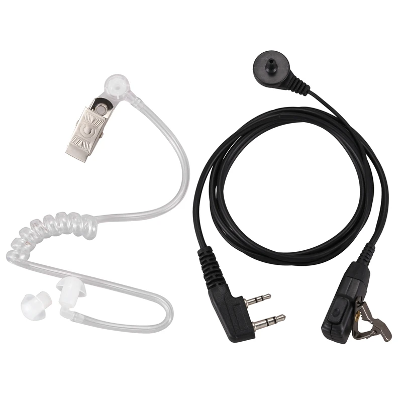 Новая одежда для маленькой девочки 2 Pin PTT MIC гарнитура Тайное Акустическая трубка