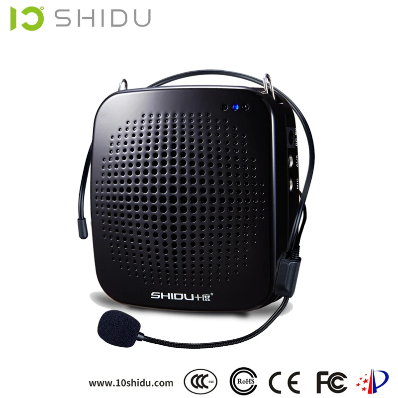 15W Big Power Voice Amplifier AUX Portable Mini Wired Microphone Outdoor Meeting Sing for Teachers Tour Guide Yoga Speaker | Электроника
