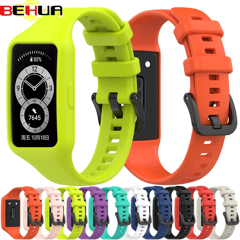 Ремешок BEHUA Correa для Huawei Band 6 7 / Honor умный Браслет интегрированный ремешок часов