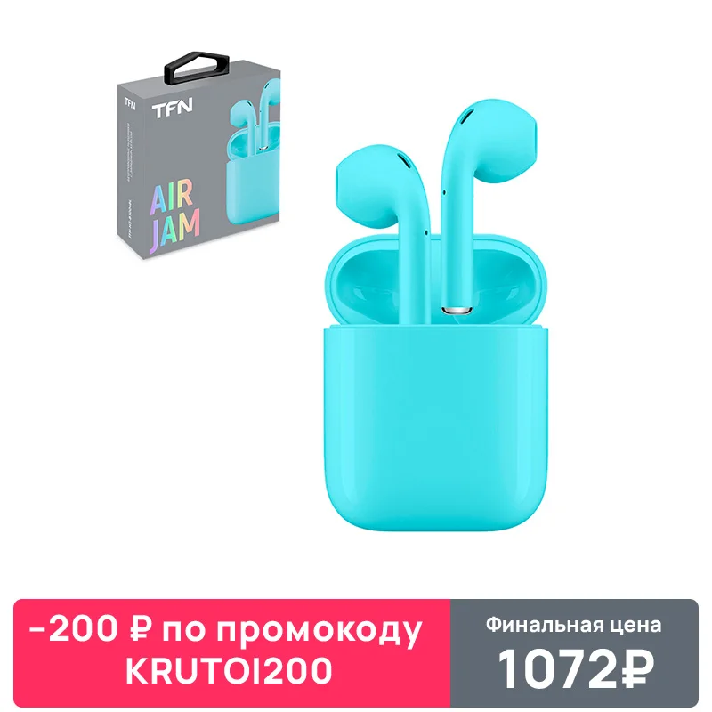 Wireless headphones TFN Bluetooth airjam true wireless | Электроника
