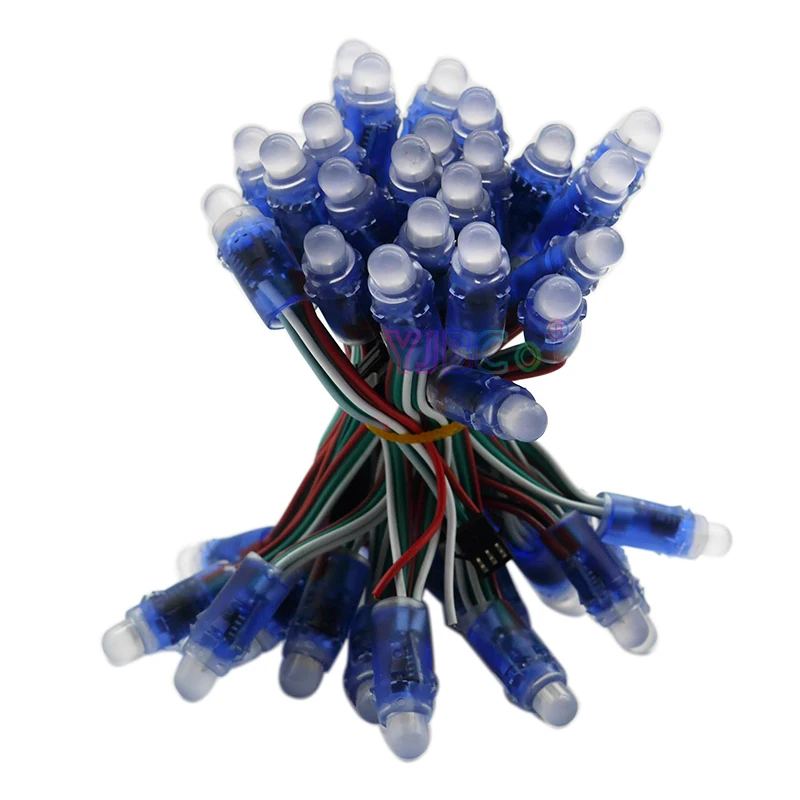 500 шт. DC5V 12 мм полноцветный WS2811 RGB пиксельный светодиодный модуль светильник