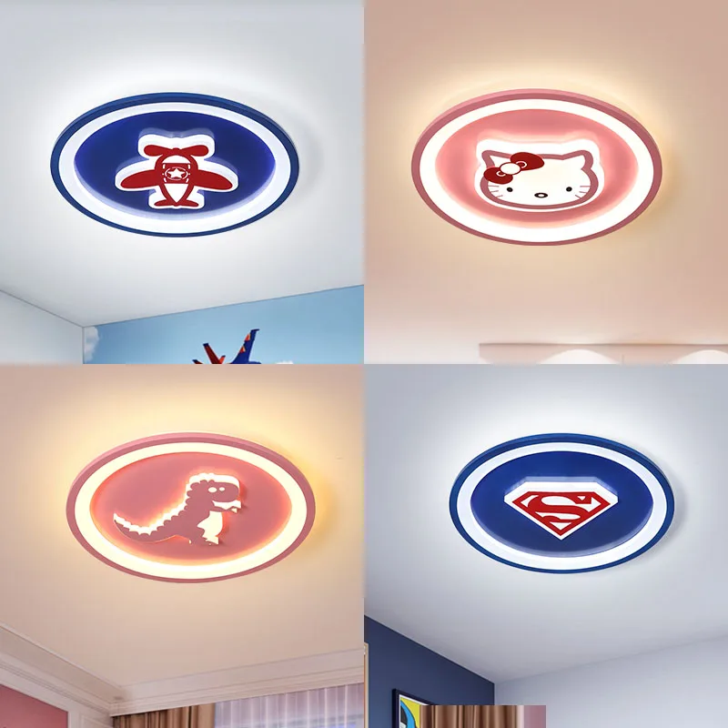 Modern led ceiling lights for children kids room luminaria teto acrylic lamparas de teco Children Cartoon lamp | Лампы и освещение