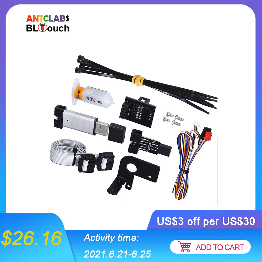 Автоуровень датчика ANTCLABS BLTouch V3.1 для моделирования 3D-принтера Ender 3/Pro Ender-5 CR10S SKR V1.4 MKS Reprap Kossel.