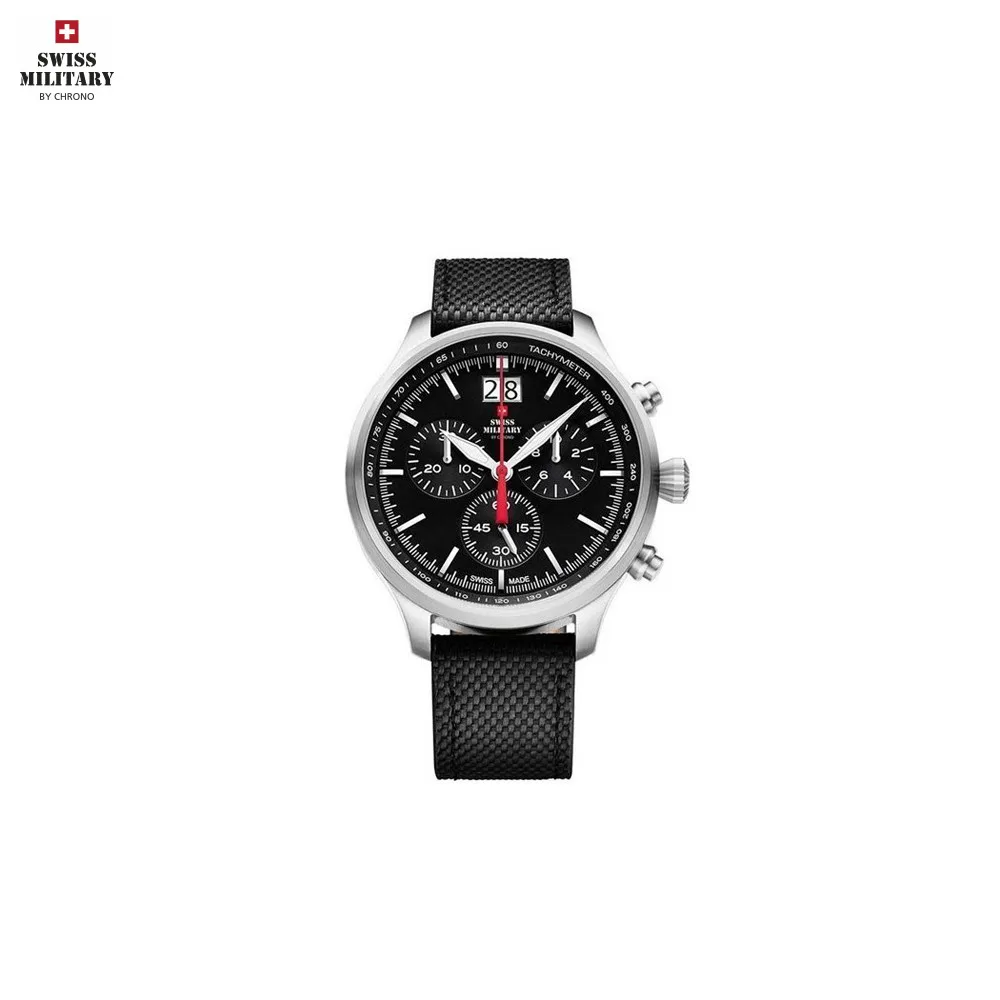 Наручные часы Swiss Military SM34064.01 мужские с кварцевым хронографом на текстильном