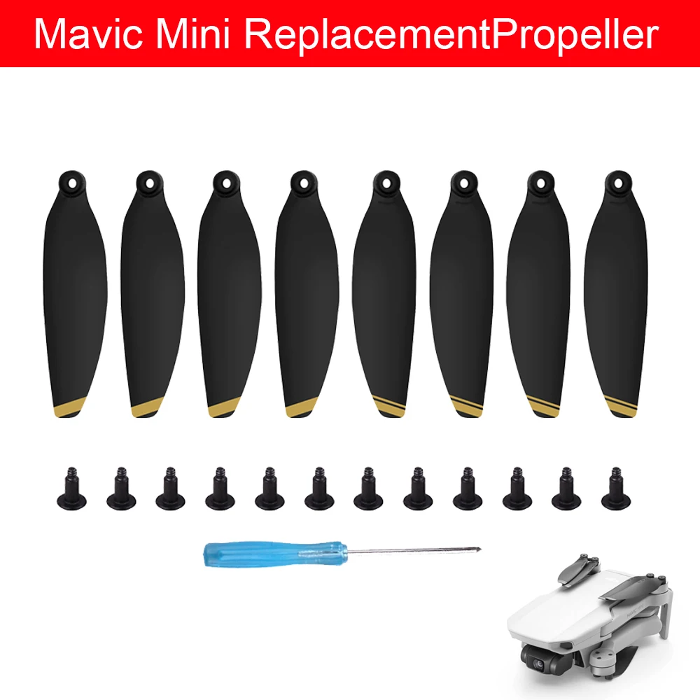 8 шт. Mavic Mini Сменные лопасти пропеллеров 4726F складной быстросъемный пропеллер