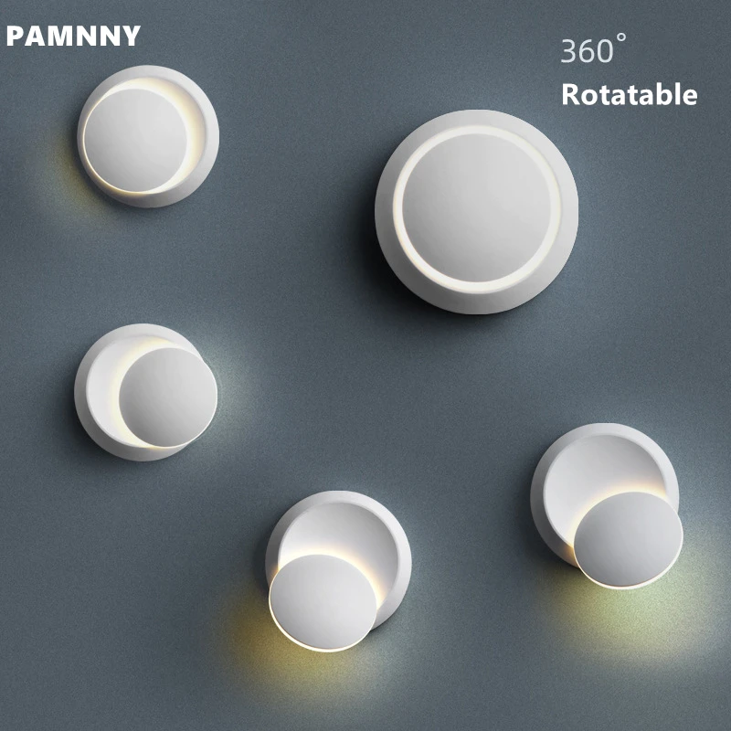 PAMNNY настенный светильник LED белый/черный