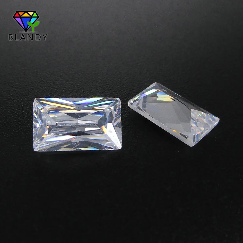 Белый кубический цирконий 5A 2x3 мм ~ 4x6 QINGYIGEM