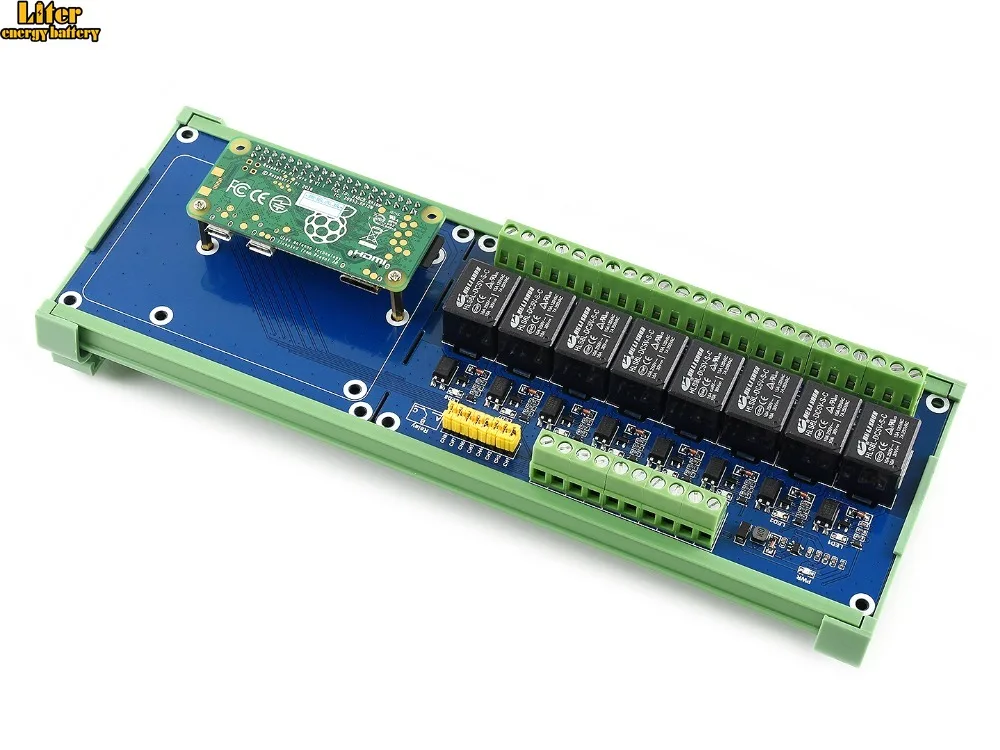 Raspberry Pi Expansion Board 8-ch Relay channel for A+/B+/2B/3B/3B+ Onboard LED Contact form:SPDT-NO NC | Компьютеры и офис