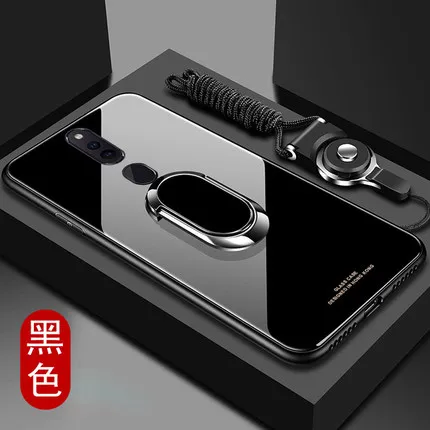 Для OPPO F11 Pro Чехол прочное защитное Стекло с подставкой кольцевой магнит защитный