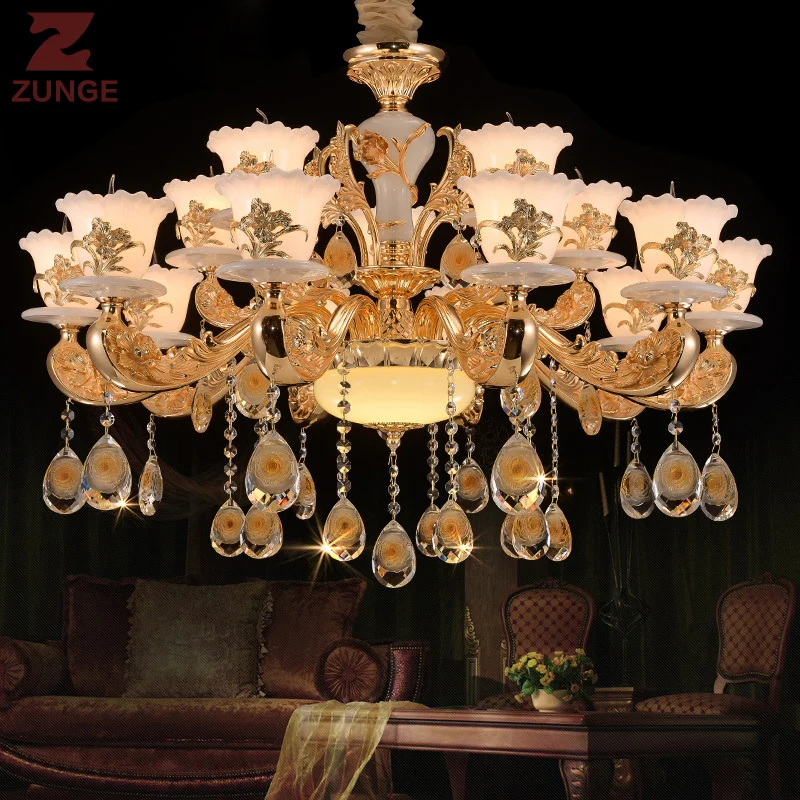 Modern LED luxury Crystal Chandelier Lights Z223 in the Living Room large lighting fixtures lampadari lustres | Лампы и освещение