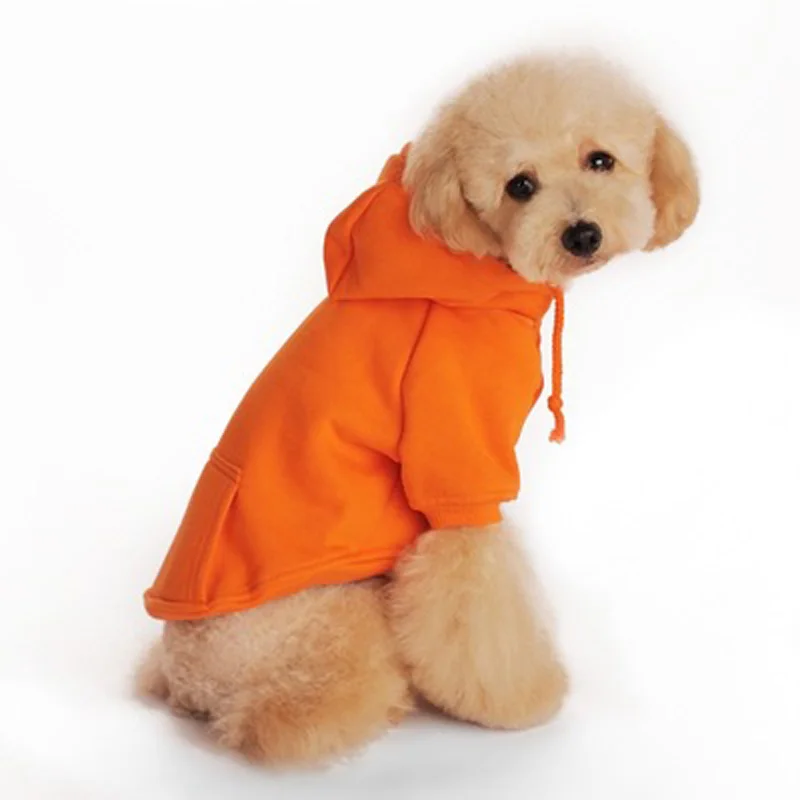 Повседневные Спортивные Собака толстовки одежда хлопок Pet кошки собаки