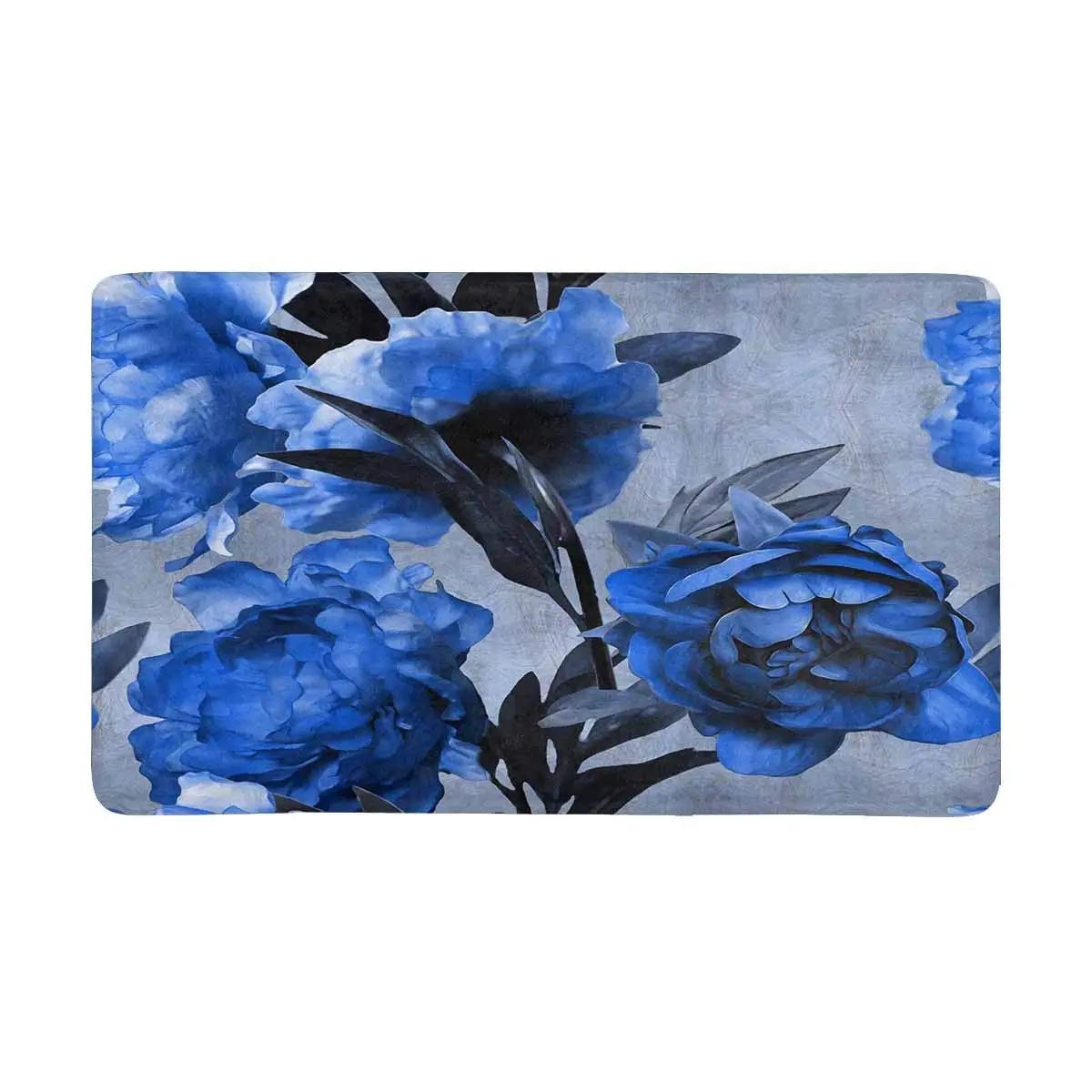 Art Vintage Monochrome Floral Doormat Indoor Entrance Rug Floor Mats Shoe Scraper Door Mat Non-Slip Home Decor Rubber Backing | Дом и сад