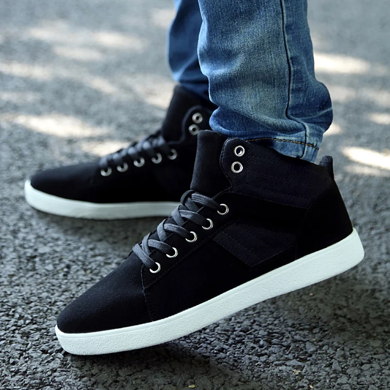 New winter warm fashion style men canvas shoes high quality men's flats casual 4 colors for choose 1081 size 39-44 | Обувь
