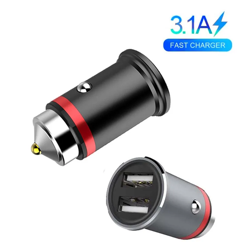 Автомобильное зарядное устройство с двумя USB-портами 5 В 3 1 А | Мобильные телефоны