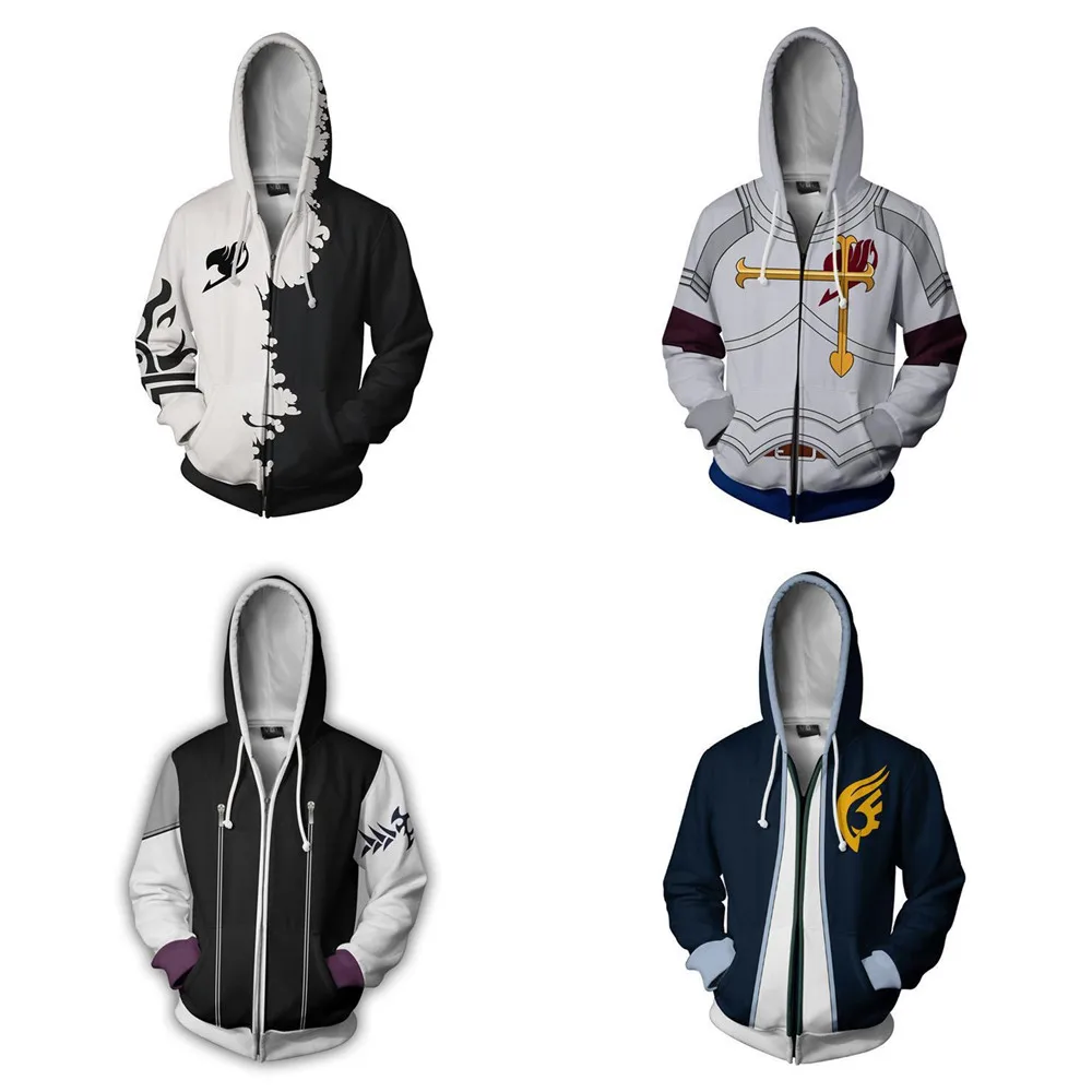 Cosplay Hoodies 3D printed zip-up hoodies for men and women sport Sweatshirts | Costumes