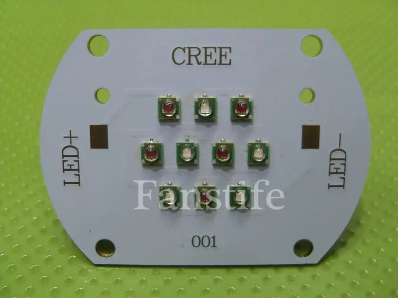30 Вт CREE XPE XP-E красный синий смешанный цвет с медной печатной платой