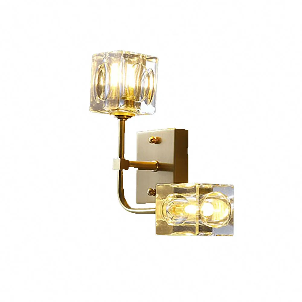 Gewu Copper Modern Style Square G9 Bulb Wall Lamps 336 Suitable for Bedroom Living Room Study | Лампы и освещение