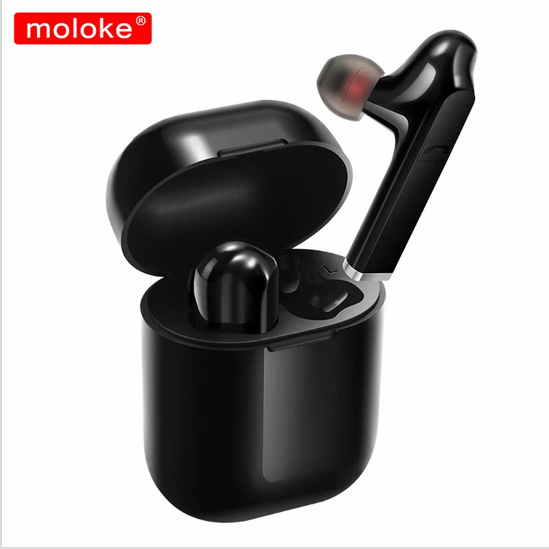Moloke мини беспроводные Bluetooth наушники спортивные стерео вкладыши гарнитура с