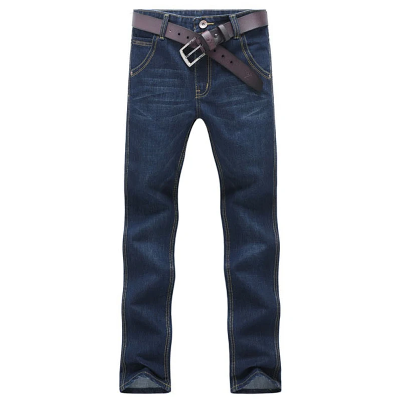 Black Jeans Men four seasons Stretch Denim Man Elastic Casual Classic Retro straight Jean Pants Male Quality Homme | Мужская одежда