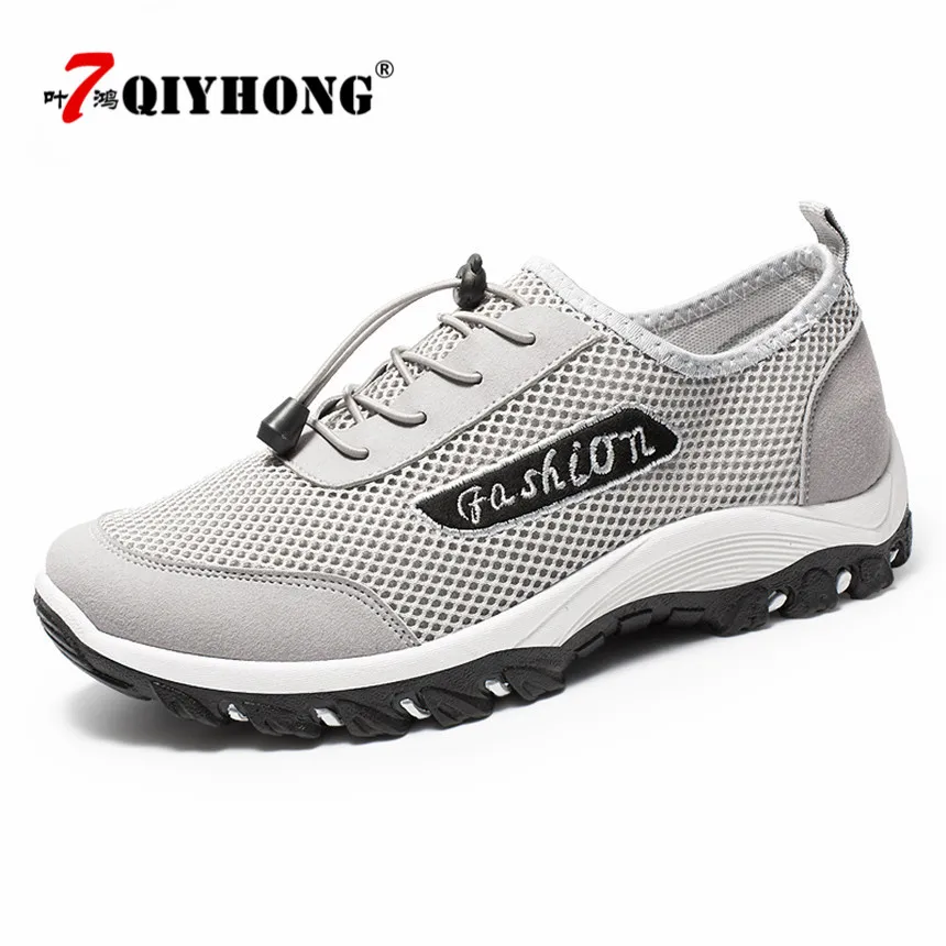 QIYHONG Spring Summer Men Casual Shoes Slip-On Style Fashion Sneakers Breathable Man Hot Sales 2018 | Обувь