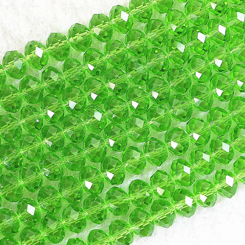 8color 3*4mm hot sale 150pcs/strand Austria AB crystal glass loose beads for jewelry making rondelle faceted abacus spacer B675 | Украшения