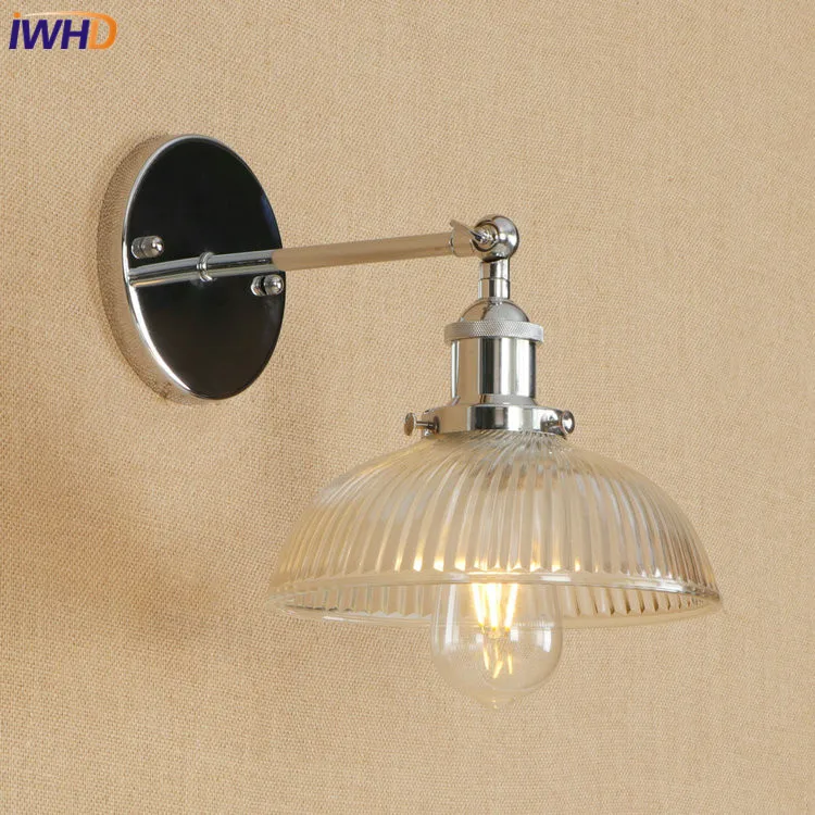 IWHD Лофт Эдисон светодиодный настенный светильник регулируемый винтажный Wandlamp