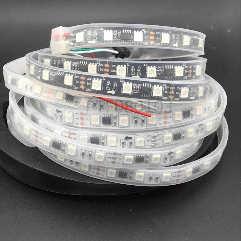 TAKEY RGB адресная светодиодная лента 5050 WS2811 30/48/60 LED/м 12В