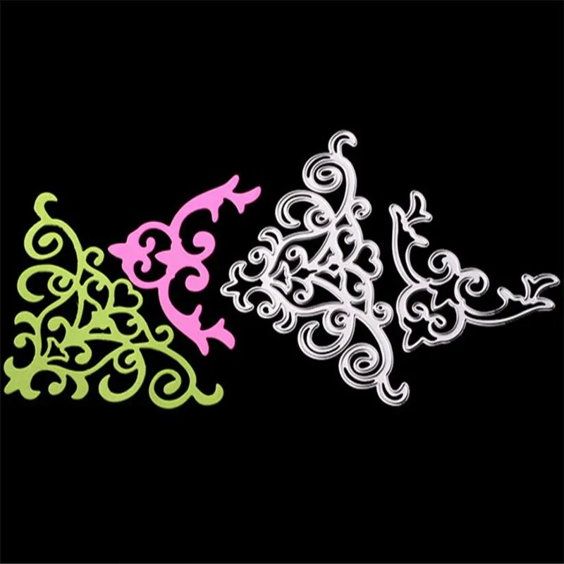 2PCS new METAL CUTTING DIES Flower vine scrapbook PAPER CRAFT card album gift ribbon present knife mold art cutter | Дом и сад