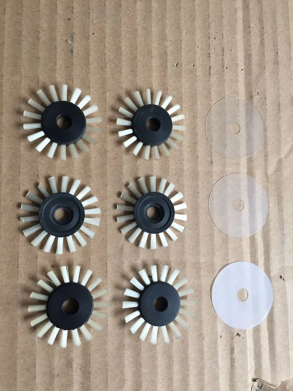6 шт. серебряная трость Sk270 Sk280 Sk840 Sk580 Sk325 SK322 плетеная машина круглая щетка крышка