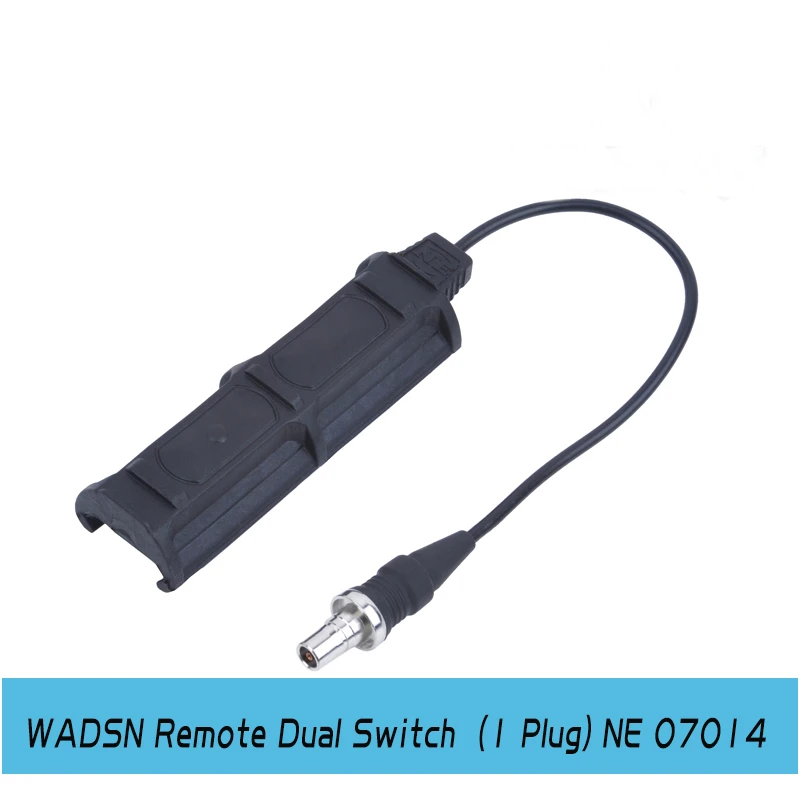 SEIGNEER Remote Dual Switch (1 Plug) Tactical Light Accessories Fit 20mm Picatinny Rail Pressure Pad WNE07014 Weapon | Спорт и