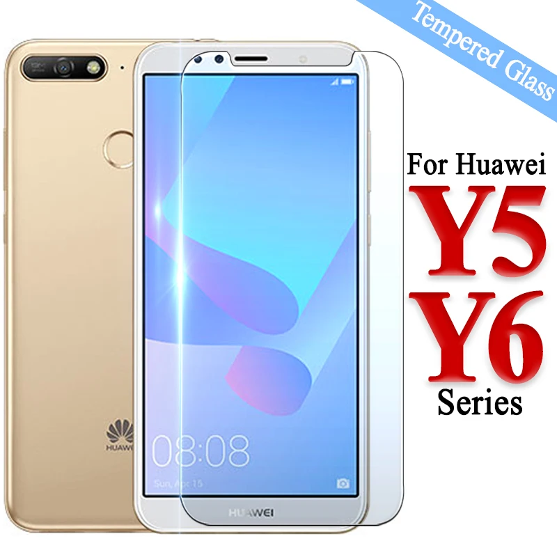 Защитное стекло для huawei y6 prime 2018 armor tempered huaweii y5 2017 ii защита экрана huawey y 5 6 huaway huawie