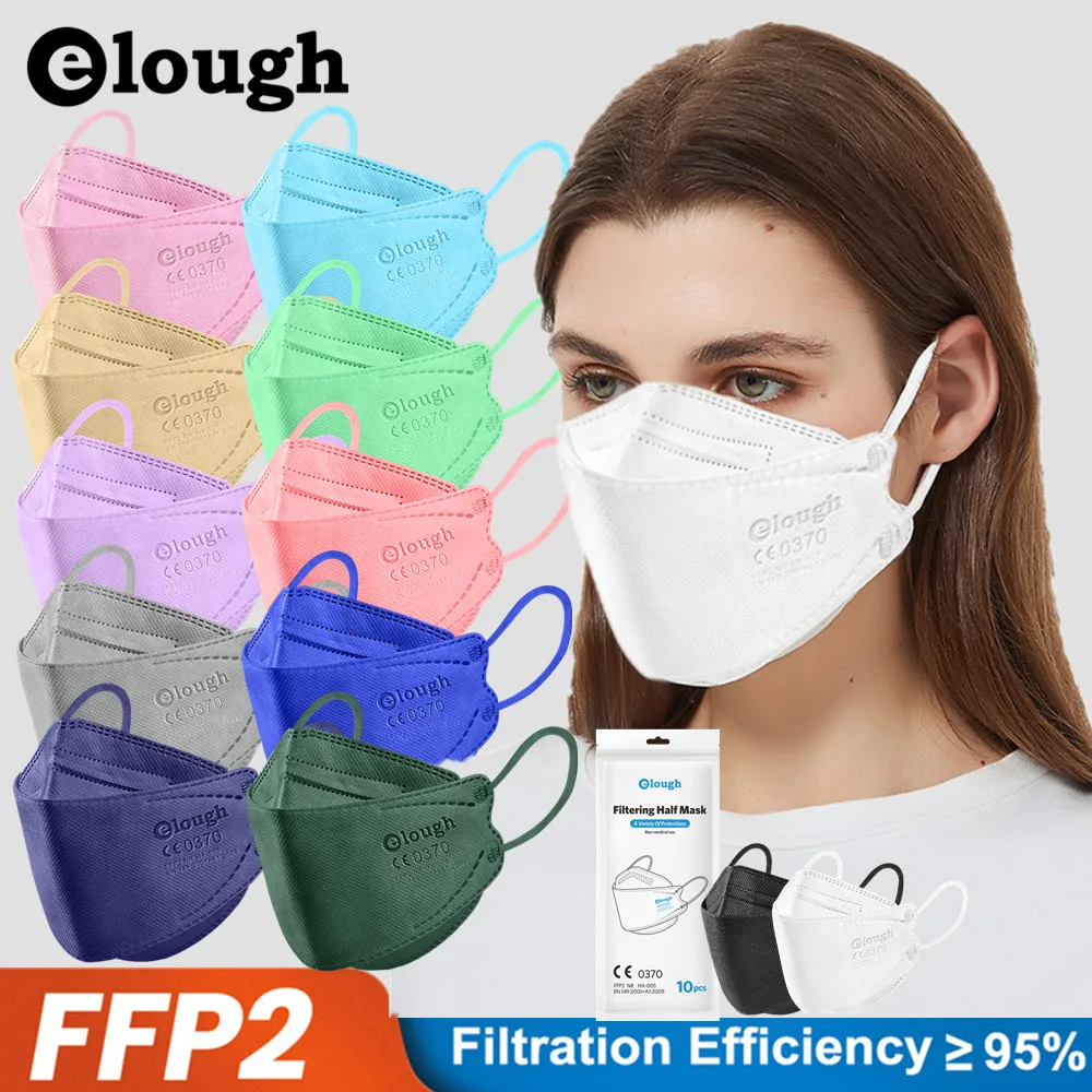Elough CE FFP2 маска ffp2mask для лица многоразовые фильтры Mascarillas KN95 сертифицированные
