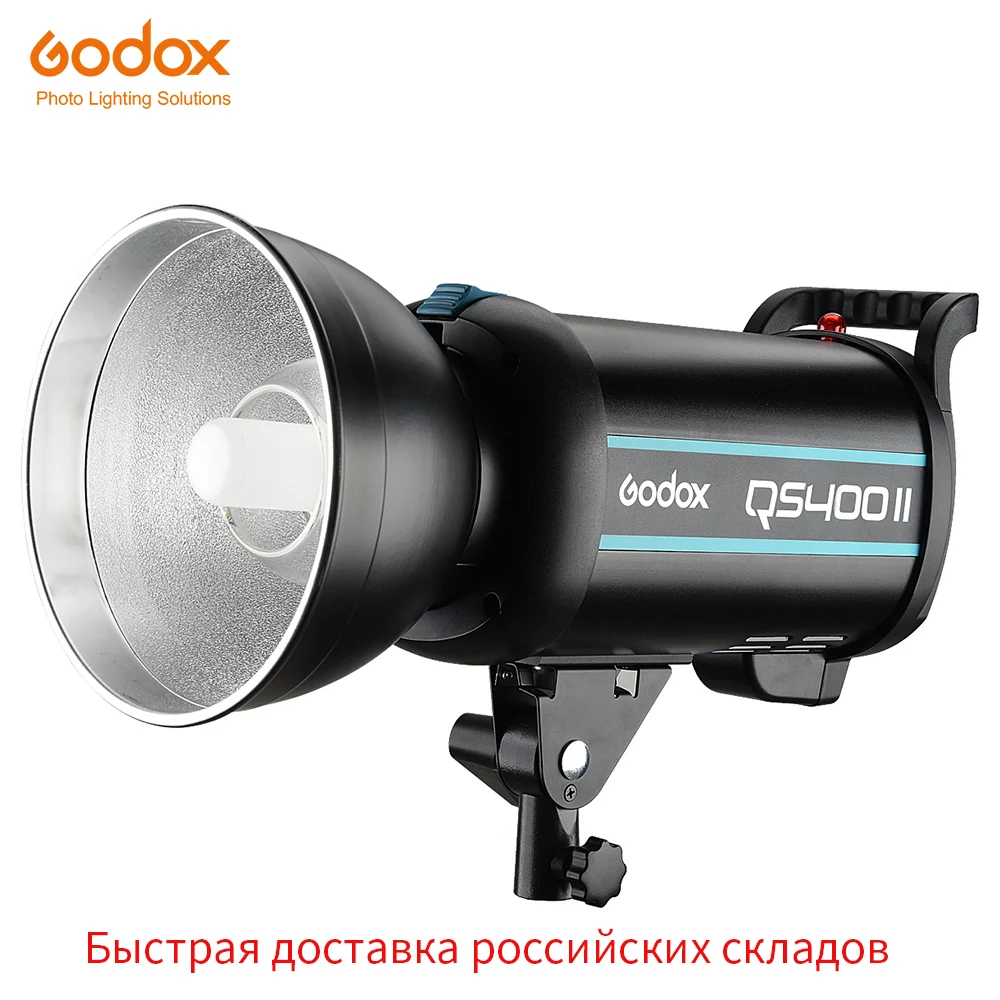 Стробоскоп Godox QSII серии QS400II 400Ws моделирующая вспышка цветовая температура 5600K |