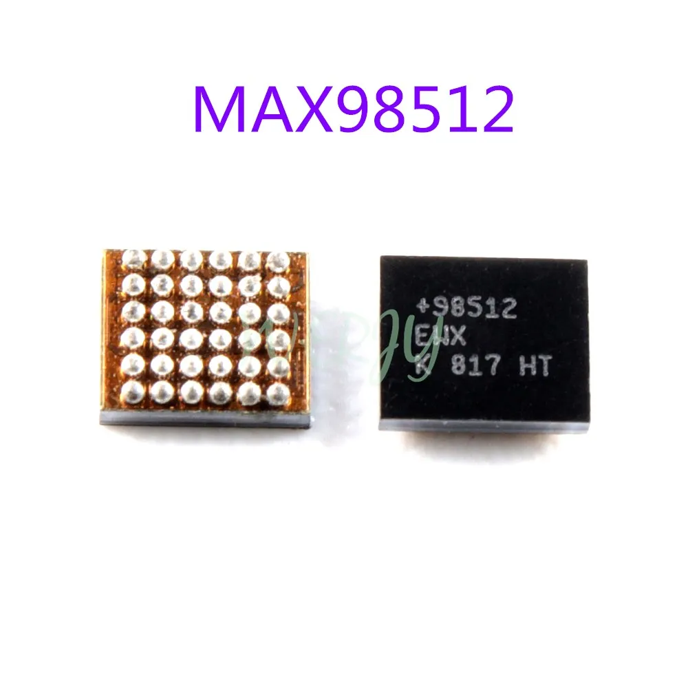 5 шт./лот 100% новый 98512 + MAX98512 для Samsung S9 G960F G965F аудио IC звуковой чип звонка |