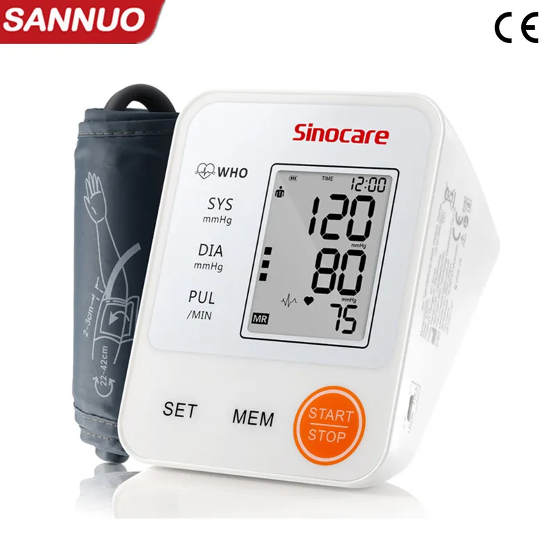 Сфигмоманометр Sinocare автоматический тонометр для измерения артериального