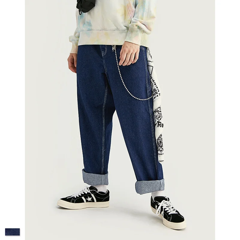 Cooo Coll 19SS Kanye West denim Jeans Slim Fit Hip Hop Skinny Biker Joggers Streetwear Classic loose Jean Long Pants | Мужская одежда
