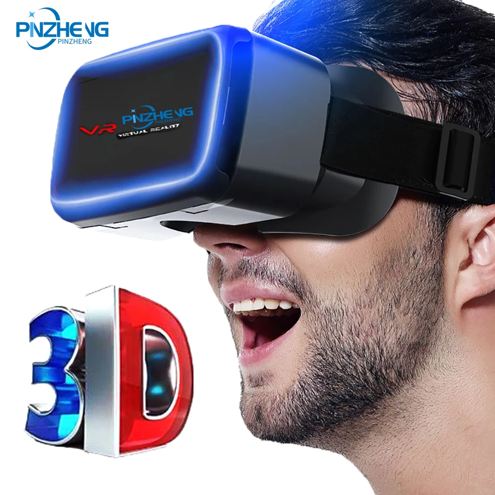 PinZheng VR Гарнитура 3D очки Очки виртуальной реальности шлем для ПК IOS Android смартфон