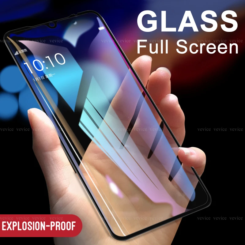 9H полное покрытие закаленное стекло для Xiaomi mi 8 9 SE Lite Pro Защита от царапин экран