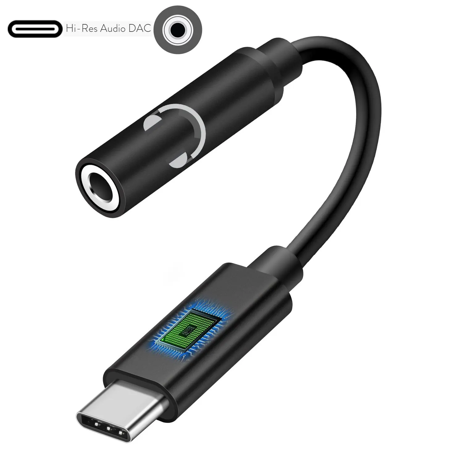 Переходник для наушников YSAGi USB C type-3 5 мм Aux аудио кабель ЦАП музыкальный чип