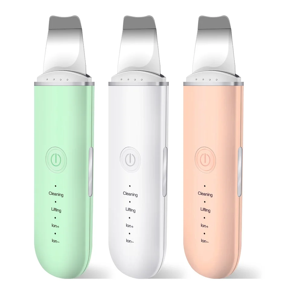 Ультразвуковой скребок для лица Beauty Kemei аппарат удаления черных точек с