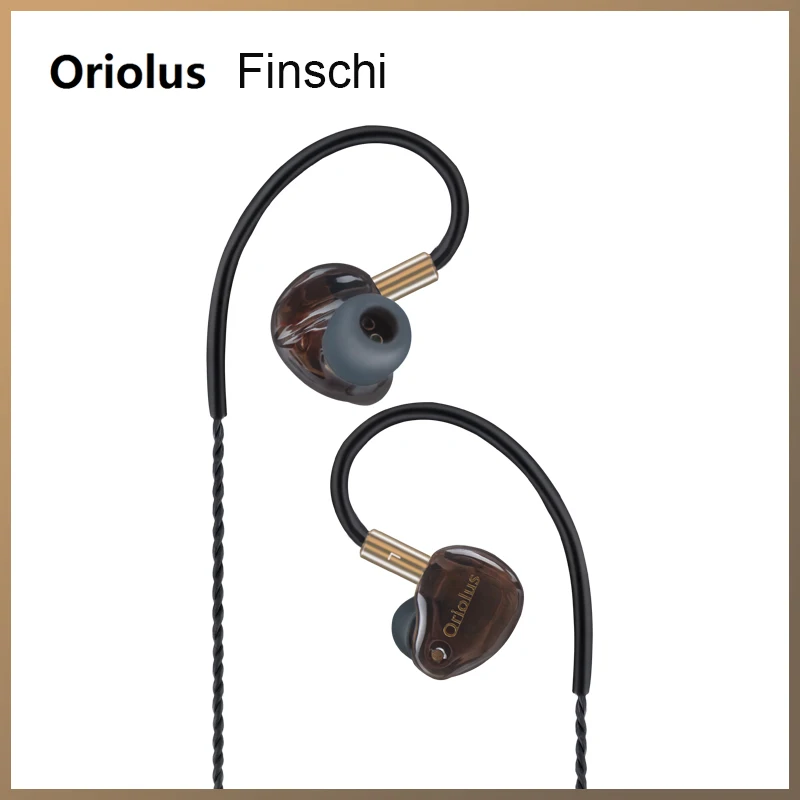 Наушники вкладыши с Hi Fi монитором оригинальный Finschi 1DD + 1BA гибридная технология