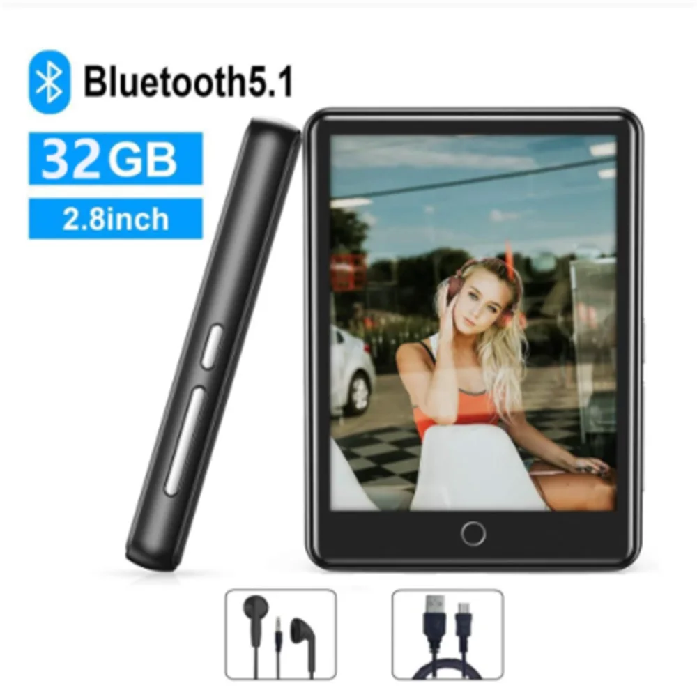 Mp3-плеер RUIZU M7 музыкальный плеер с полностью сенсорным экраном 2 8 &quot Bluetooth 5 0