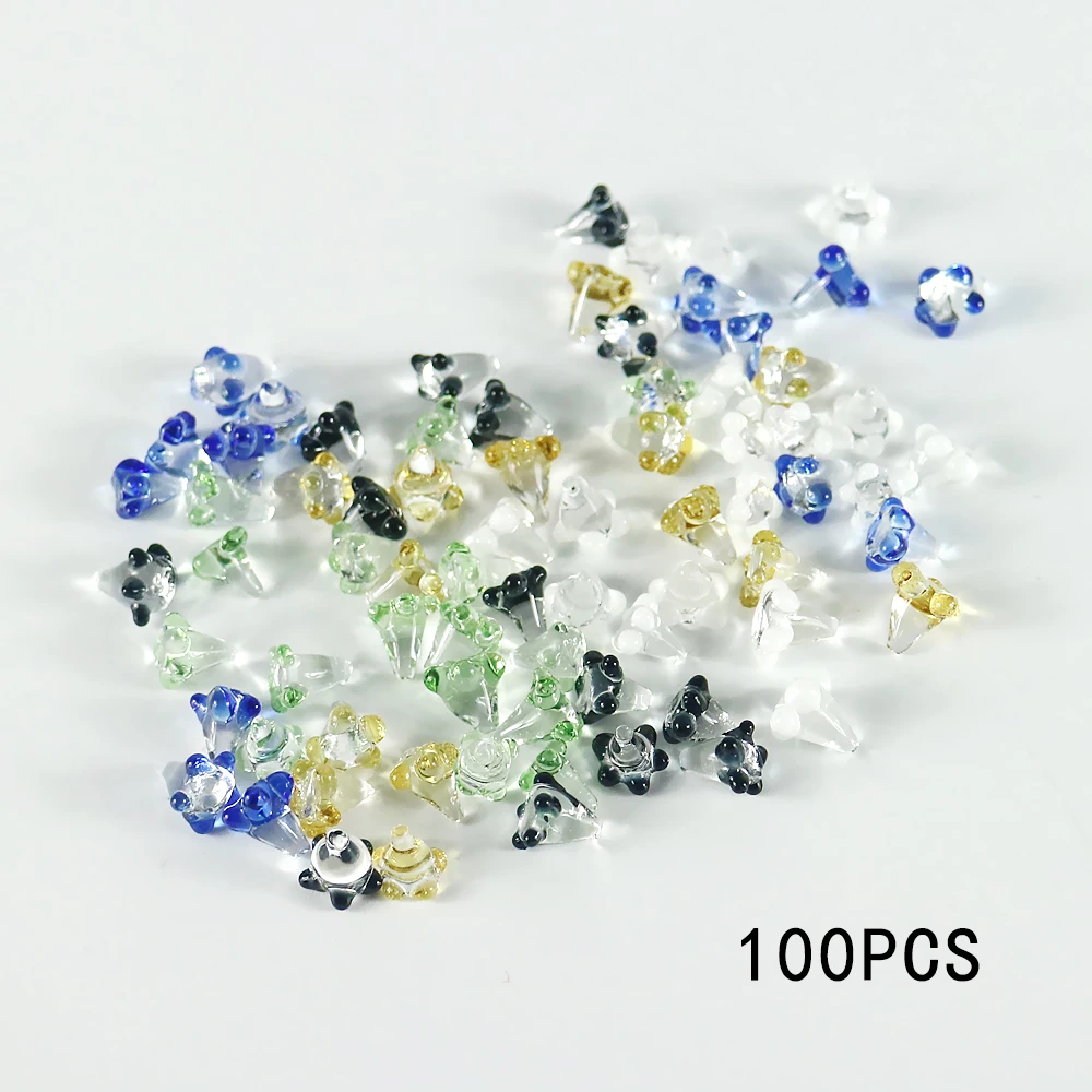Formax420 20 шт./50 шт./100 шт. цветочные стеклянные Экраны в стиле маргариток для труб