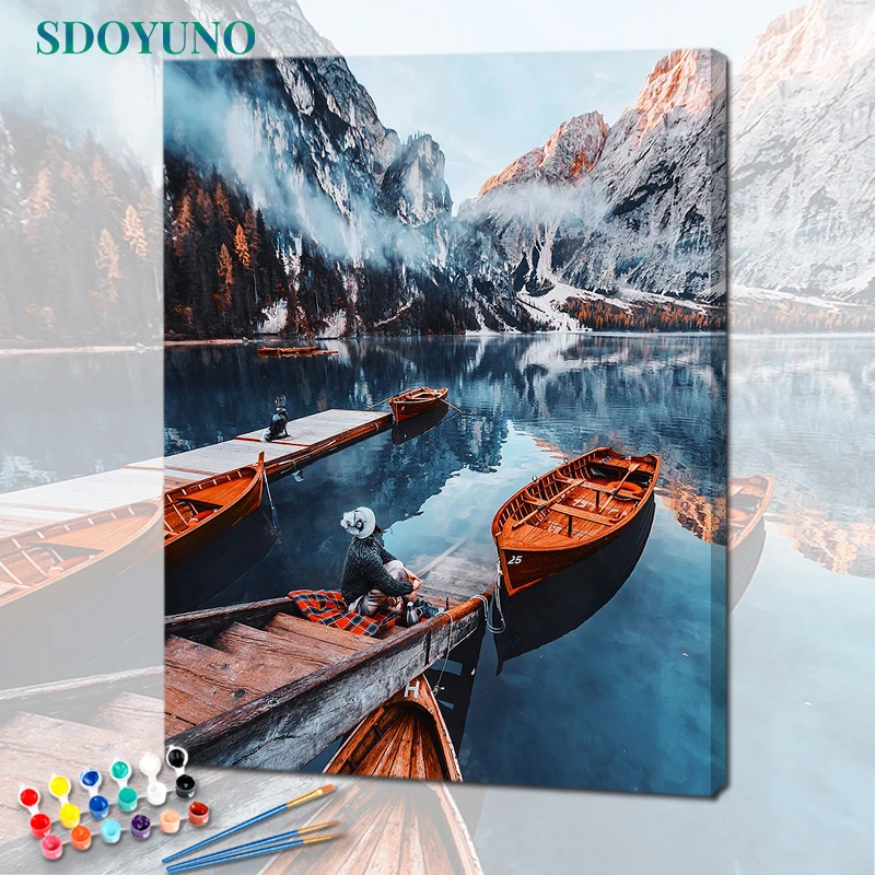 Масляная краска по номерам SDOYUNO 60x75 см