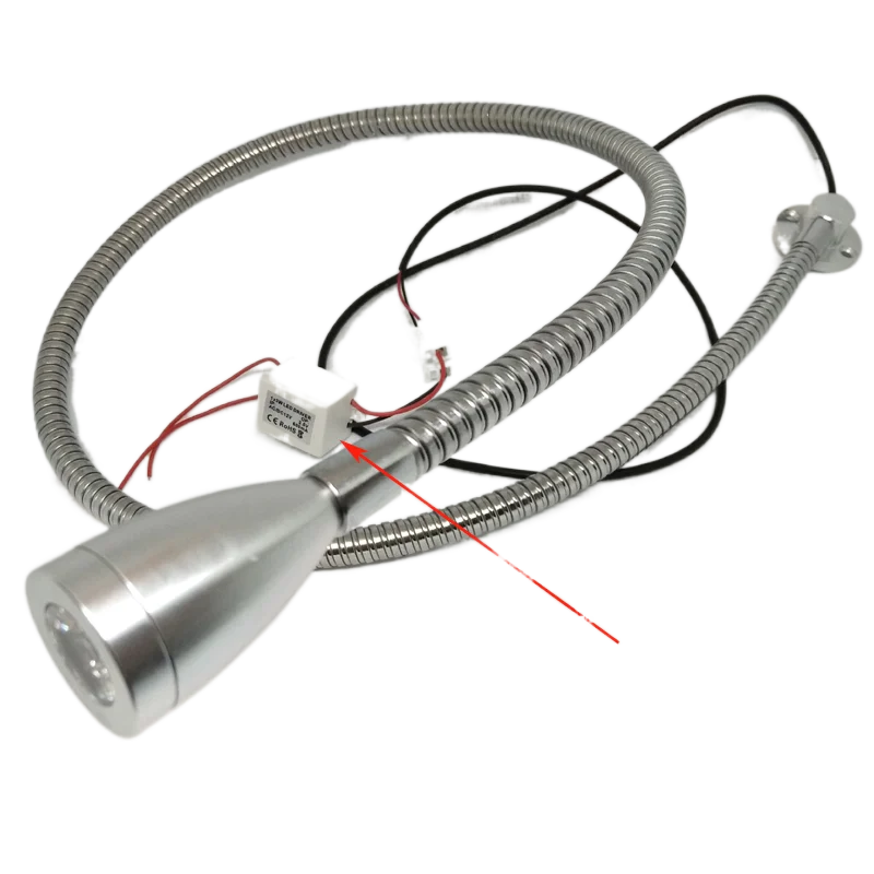 3W 12V 24V Светодиодный настенный Лампы для чтения