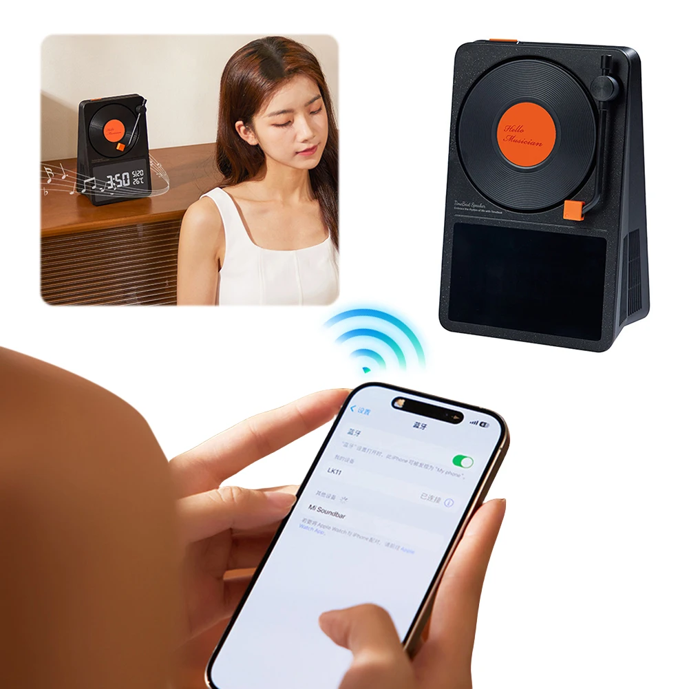 5 Вт Bluetooth-совместимые динамики 5.4 мини-стерео 360 динамик объемного звука